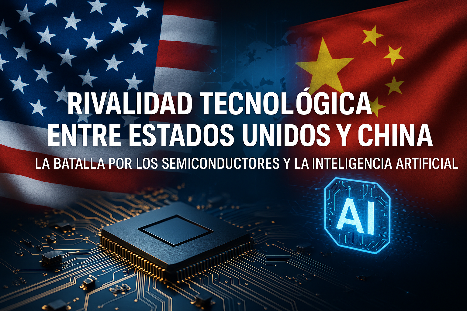 Rivalidad tecnológica entre Estados Unidos y China: la batalla por los semiconductores y la inteligencia artificial redefine el orden global
