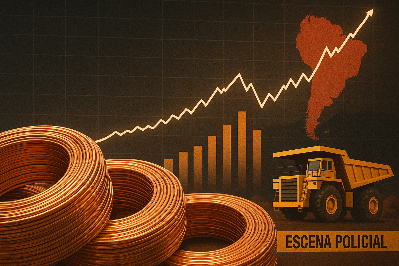 Cobre escala a máximos de 17 meses: qué implica para Chile